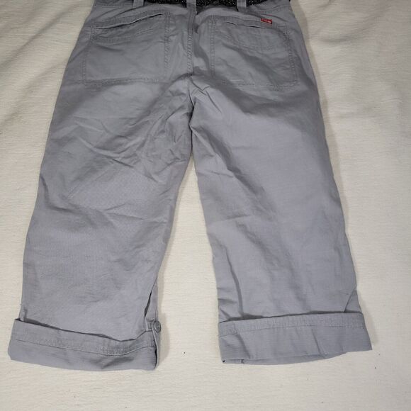 The North Face Cargo Pants Womens Sz 10 Gray Convertible Rollup Style AV2U Hike - Picture 14 of 16